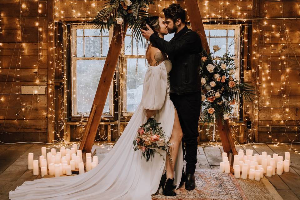 Romantic scene.