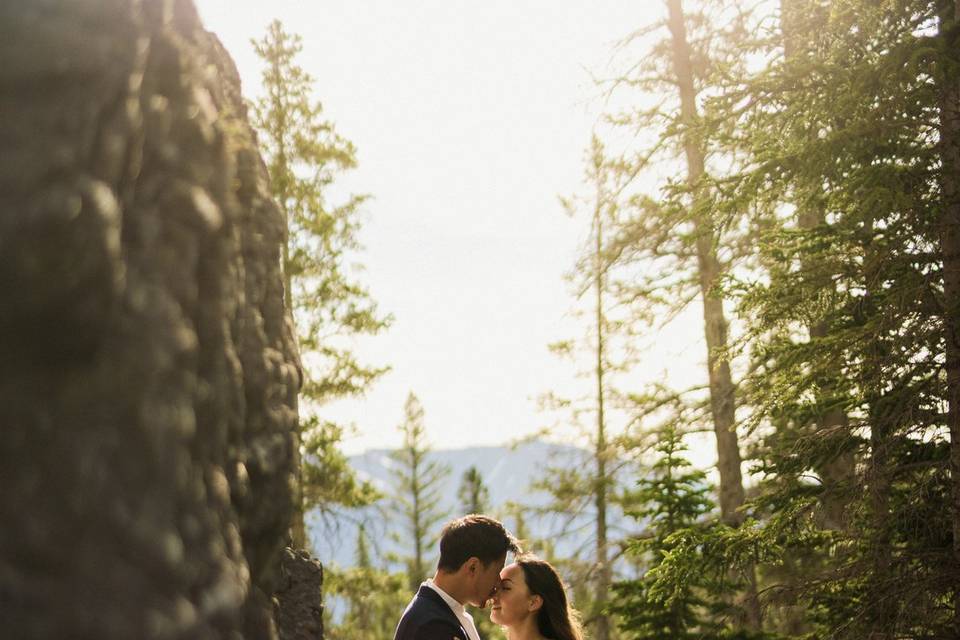 Lake Louise winter proposal