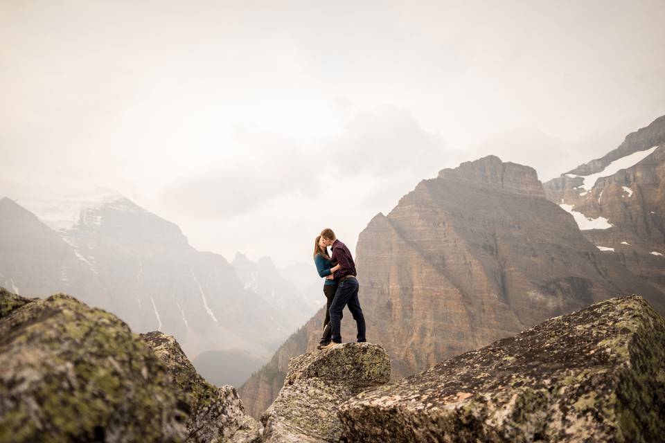 Banff Springs rooftop wedding