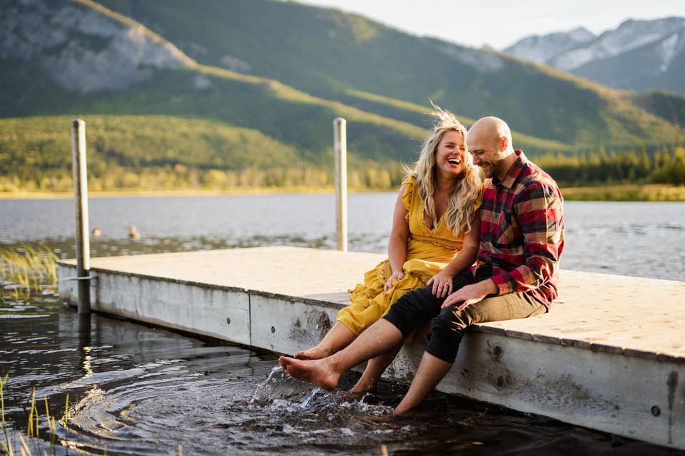 Banff mountain engagement