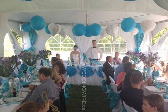 Beautiful blue wedding