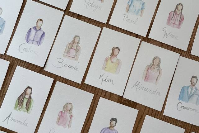 Marli Mounsey Illustrations - Live Guest Portrait Artist