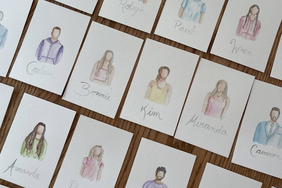 Marli Mounsey Illustrations - Live Guest Portrait Artist
