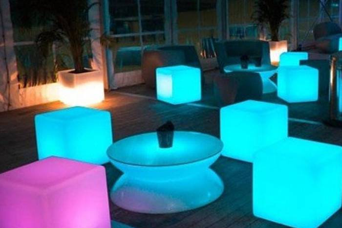 LED lounge areas