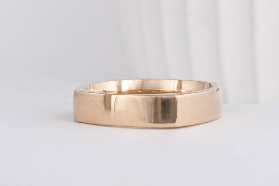 Square/Euro Style Wedding Band