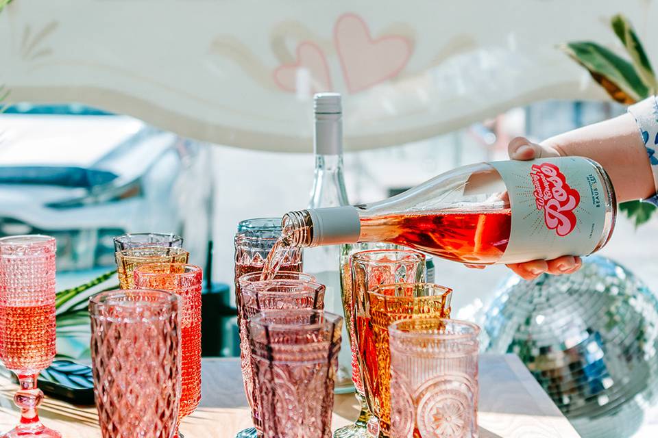 Getting ready for a toast!