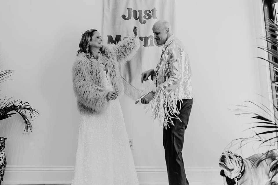 Just married