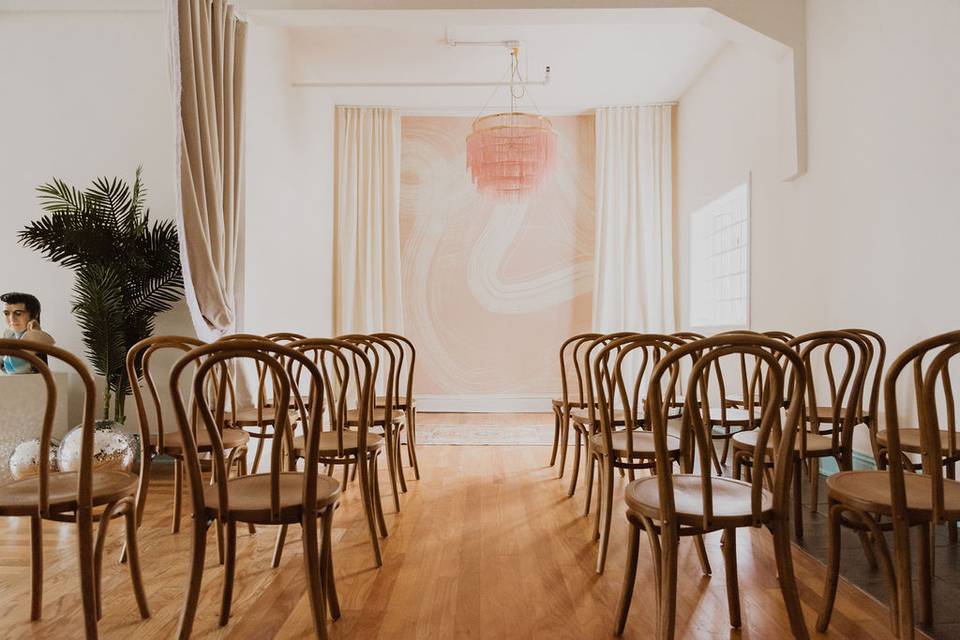 Chapel ceremony area