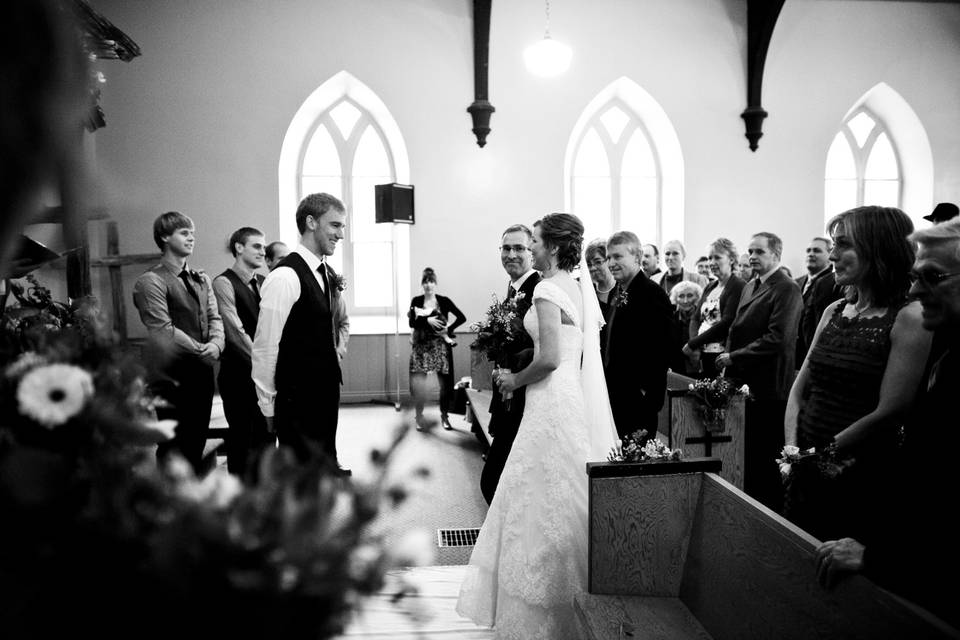 Acton, Ontario wedding ceremony
