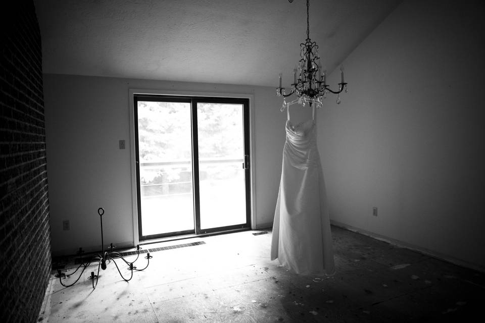 Acton, Ontario bridal gown