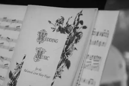 Wedding sheet music