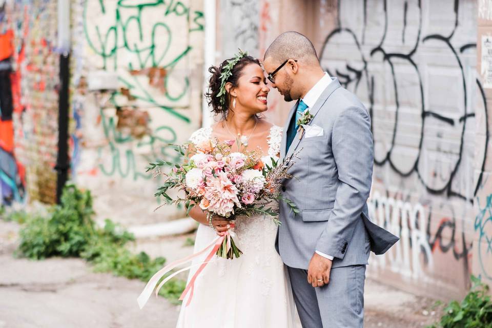 Bride & Groom, Wedding Photo