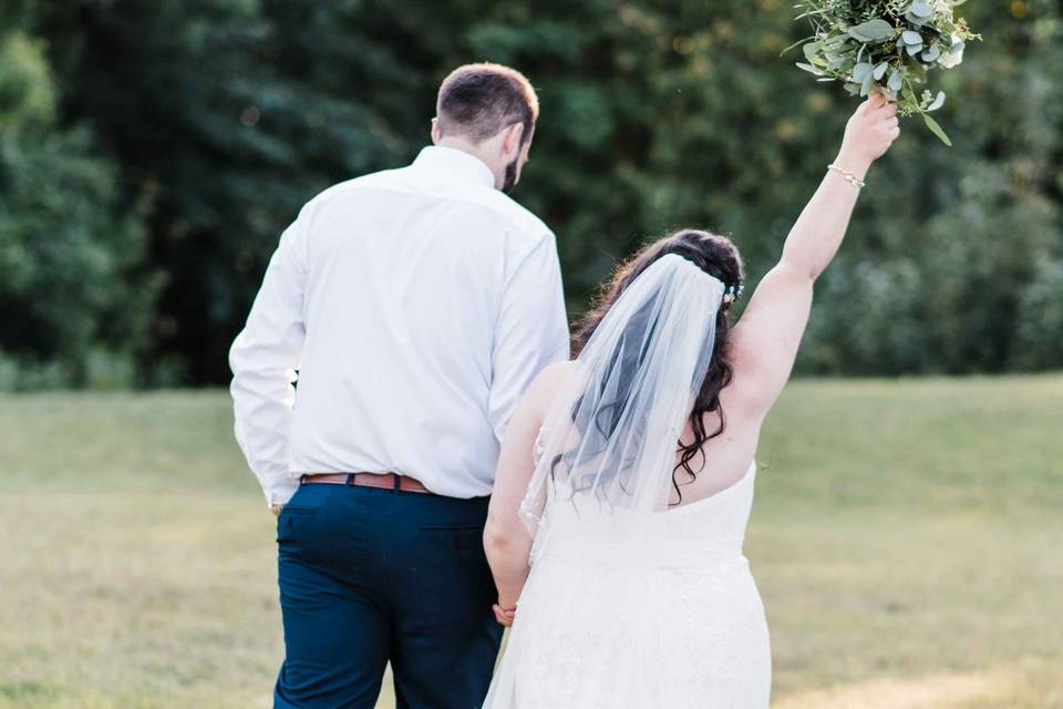 Bride & Groom, Wedding Photo