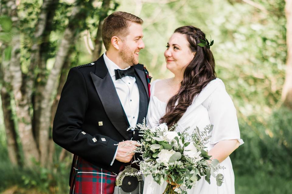 Bride & Groom, Wedding Photo