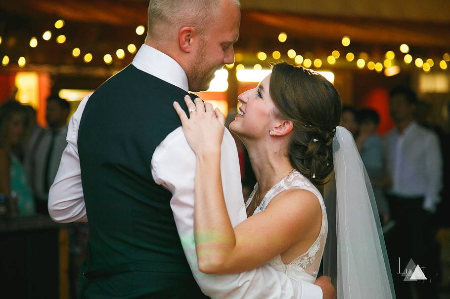 First dance at the reception