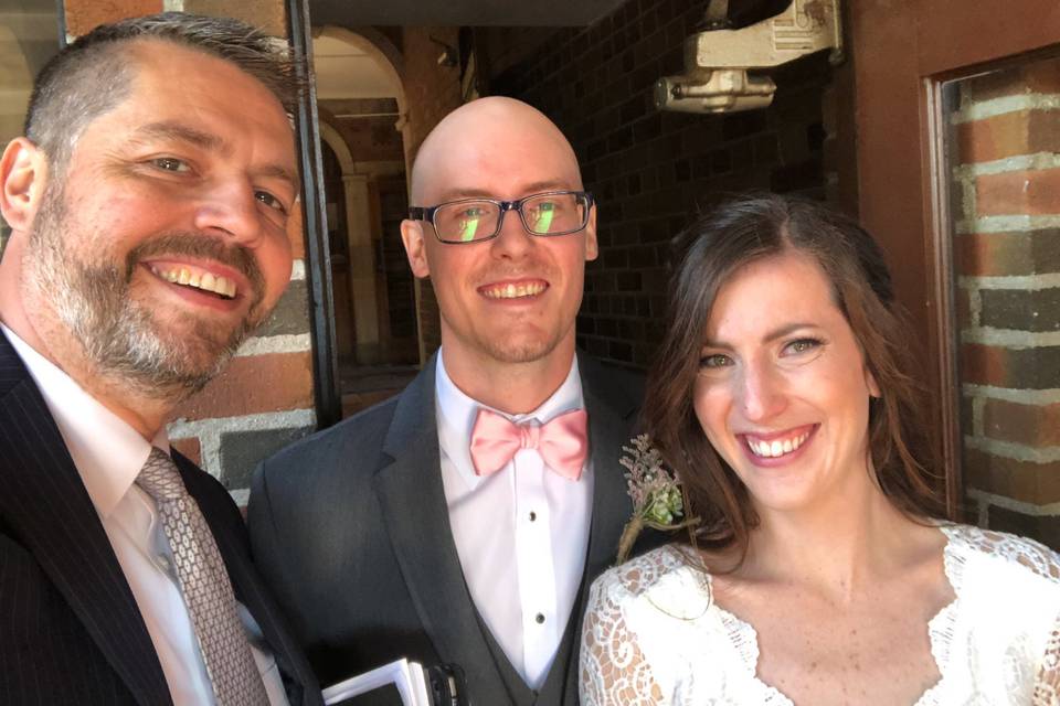 Big Wedding Smiles