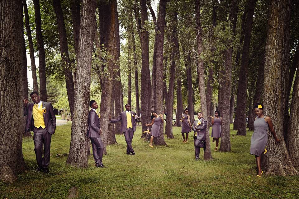 Wedding in the forest