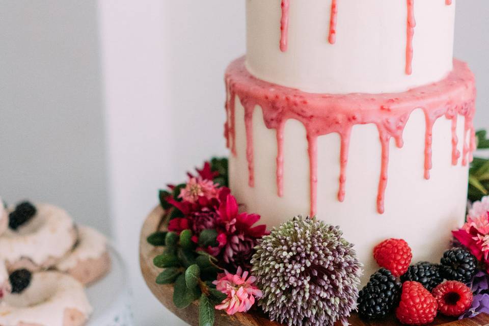 Cake topper floral