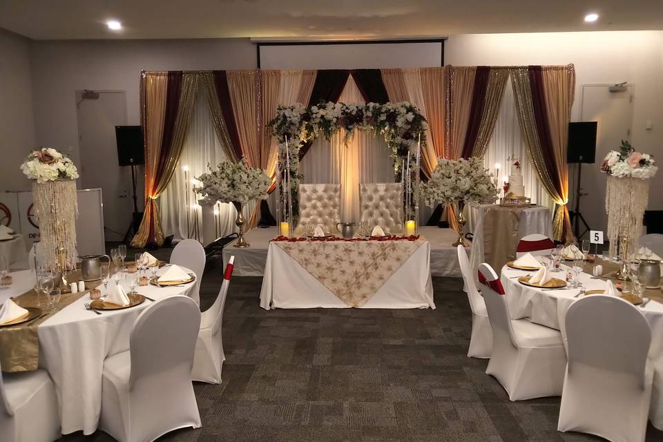 Ballroom Head Table