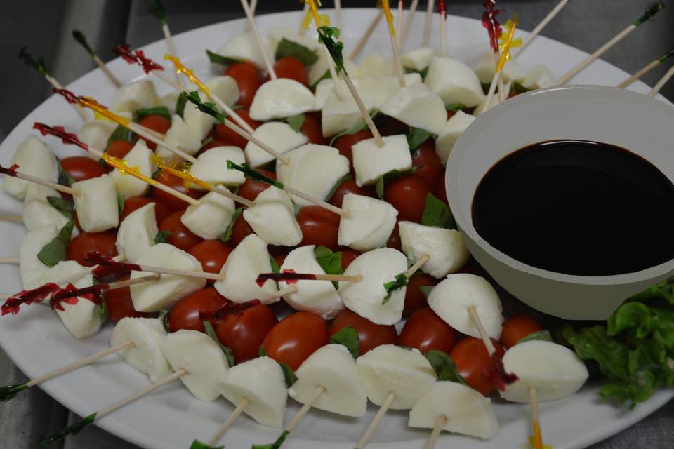 Bocconcini Cheese lollipops