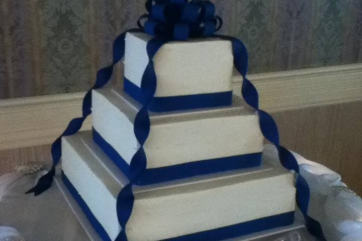 Whitby wedding cake