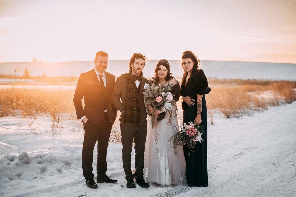 Winter St. Albert Wedding