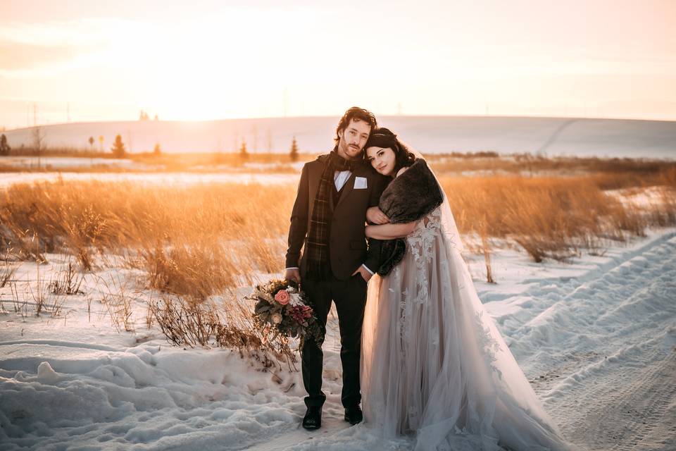 Winter St. Albert Wedding