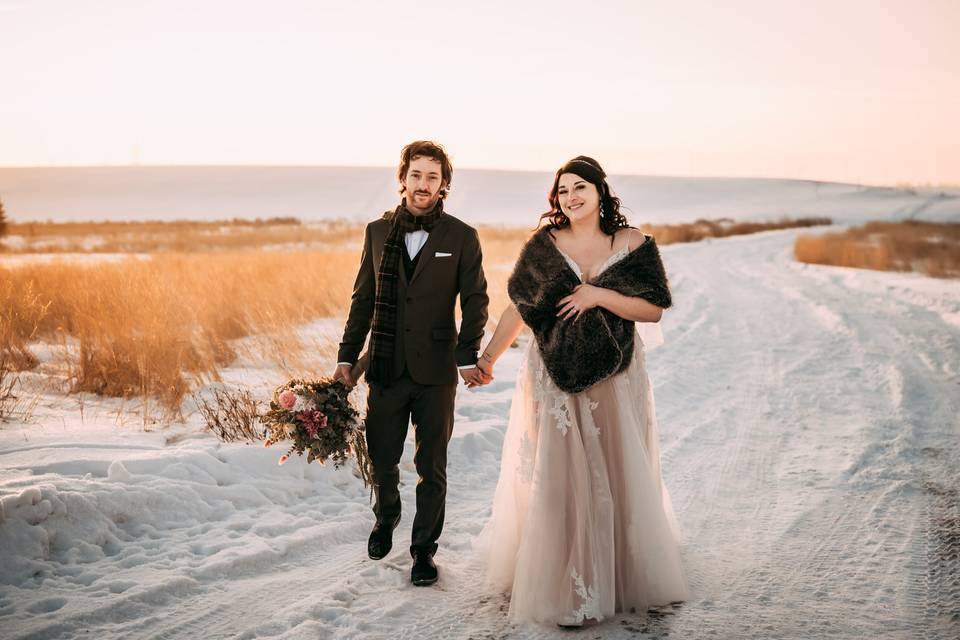 Winter St. Albert Wedding