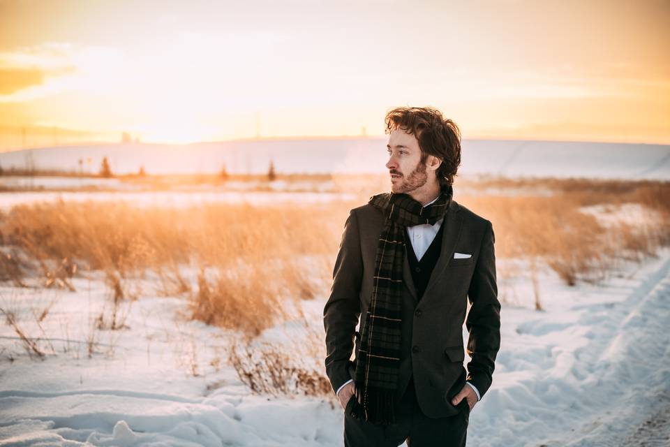 Winter St. Albert Wedding