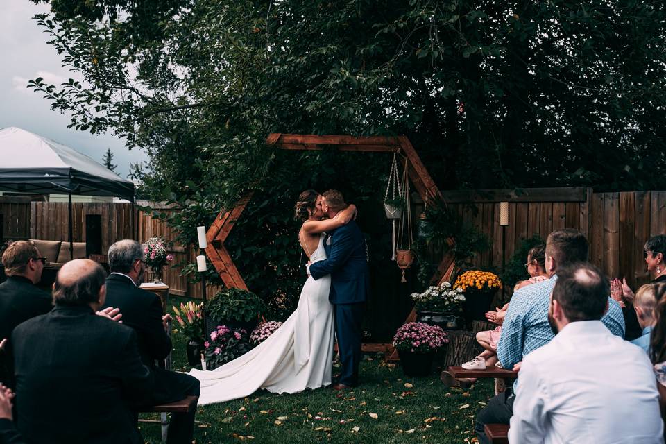 Edmonton Backyard Wedding