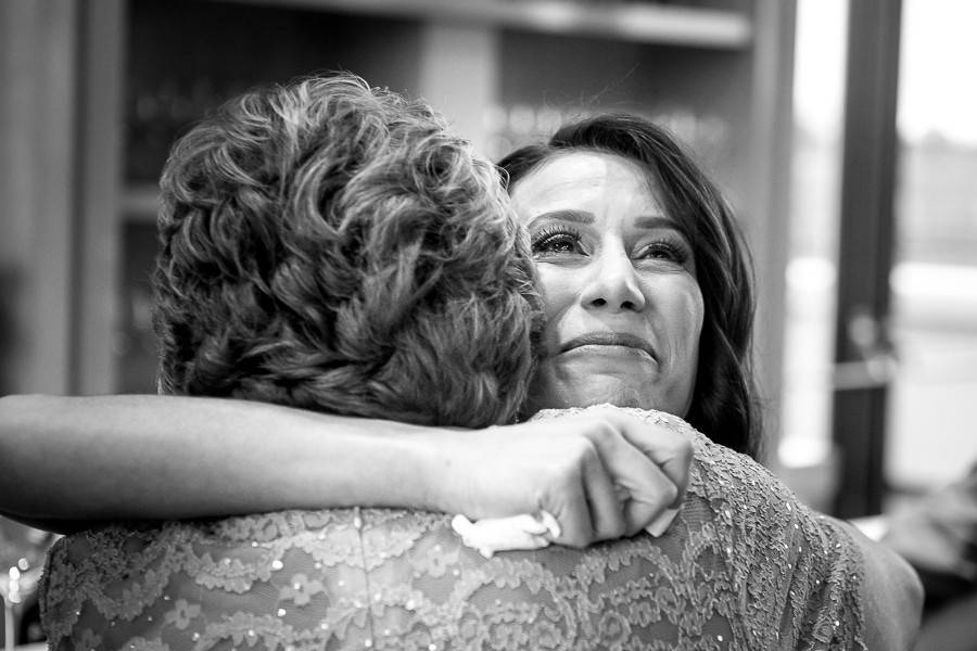 Modern wedding portrait