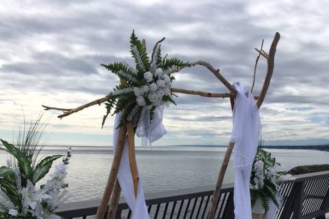 Deck Wedding Ceremony
