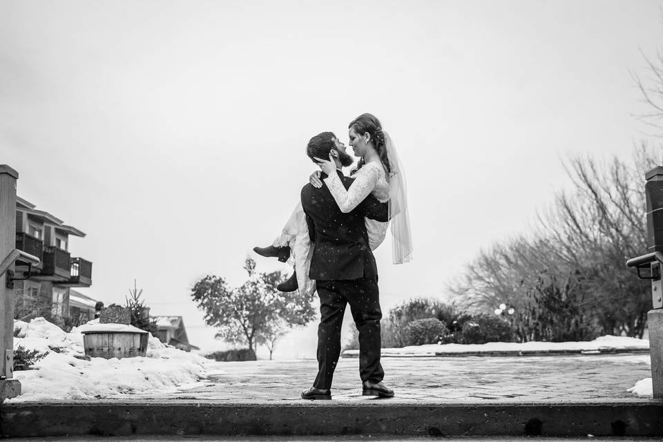 Bride and Groom St Eugene