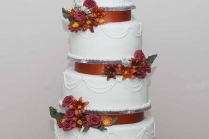 5-tier in Autumn colours