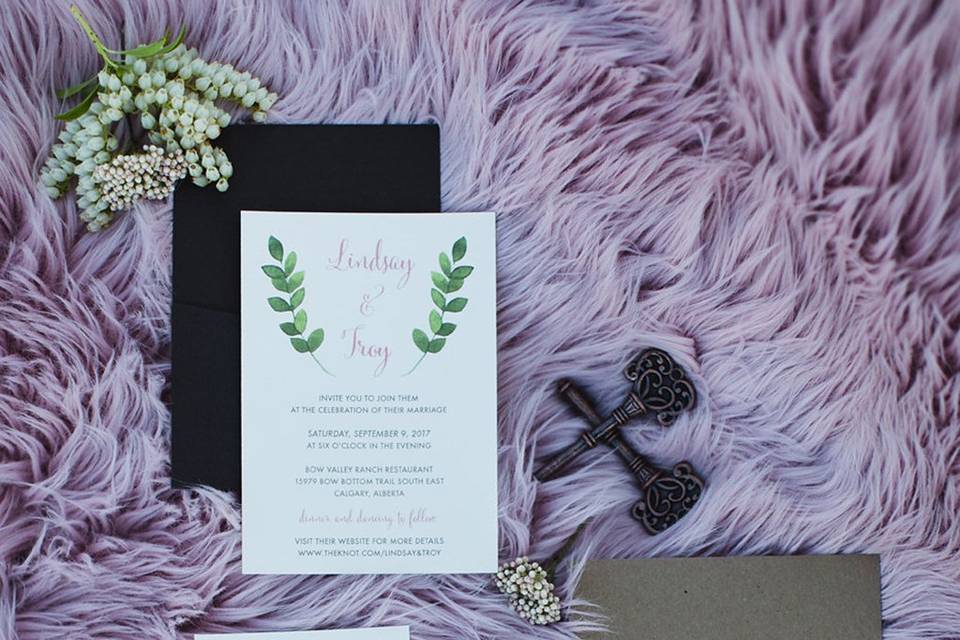 Whimsical invite