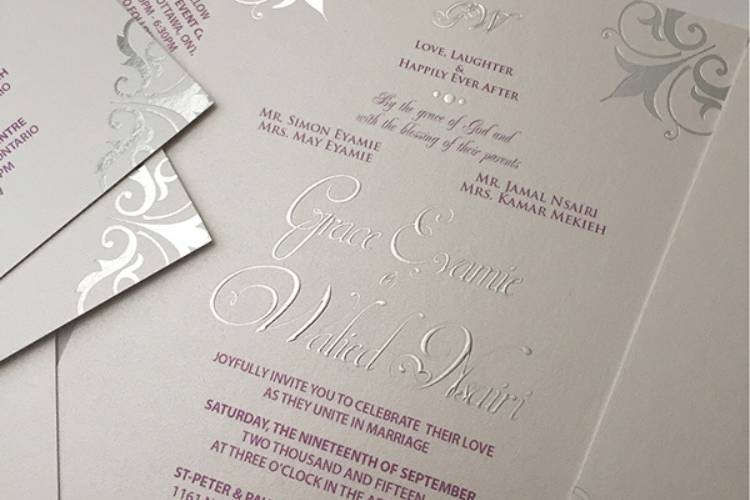 Wedding invitation