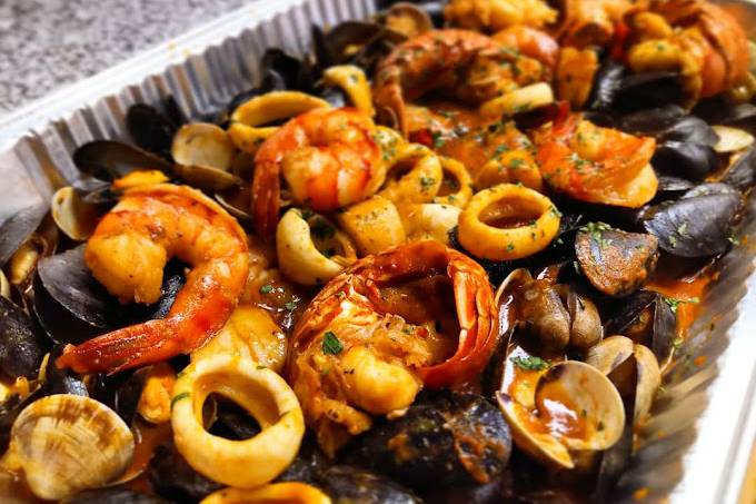 Seafood platter