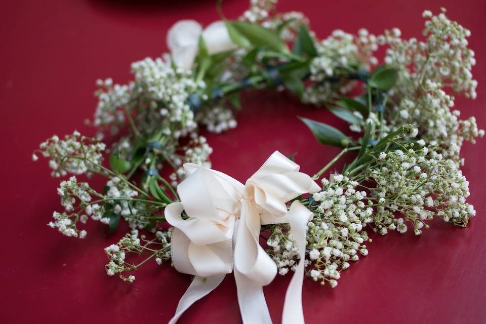 Flower girl crown