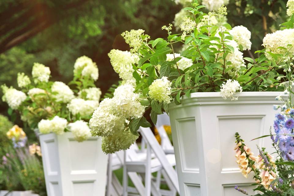 Wedding Aisle Florals