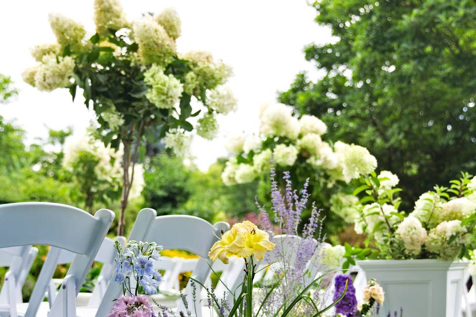 Wedding Aisle Florals