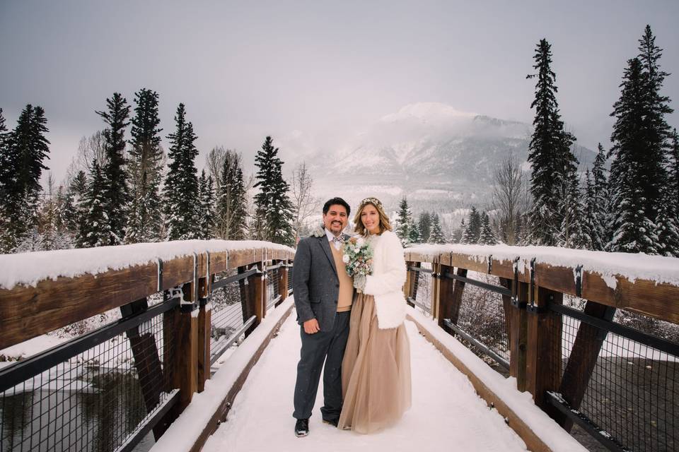 Canmore Winter Wedding