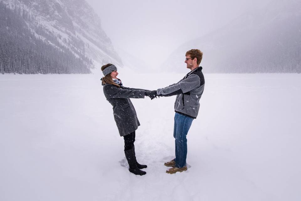 Private Moments on Lake Louise