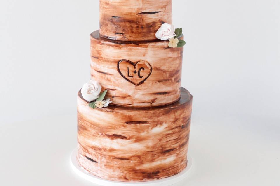 Tree Bark Cake