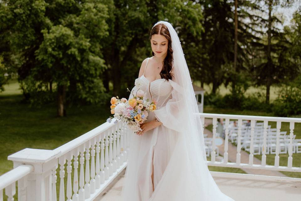 Beautiful bride at The Norland