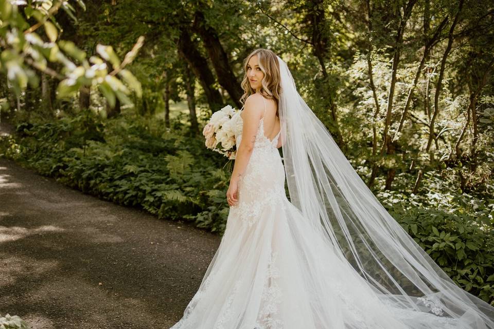 Beautiful bride at The Norland