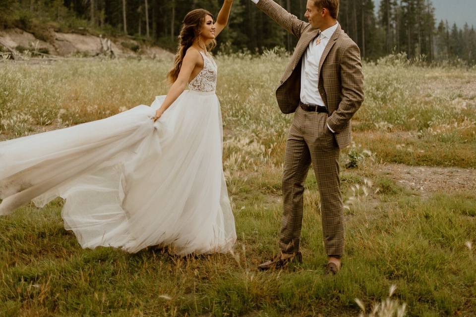 Barrier Lake Elopement