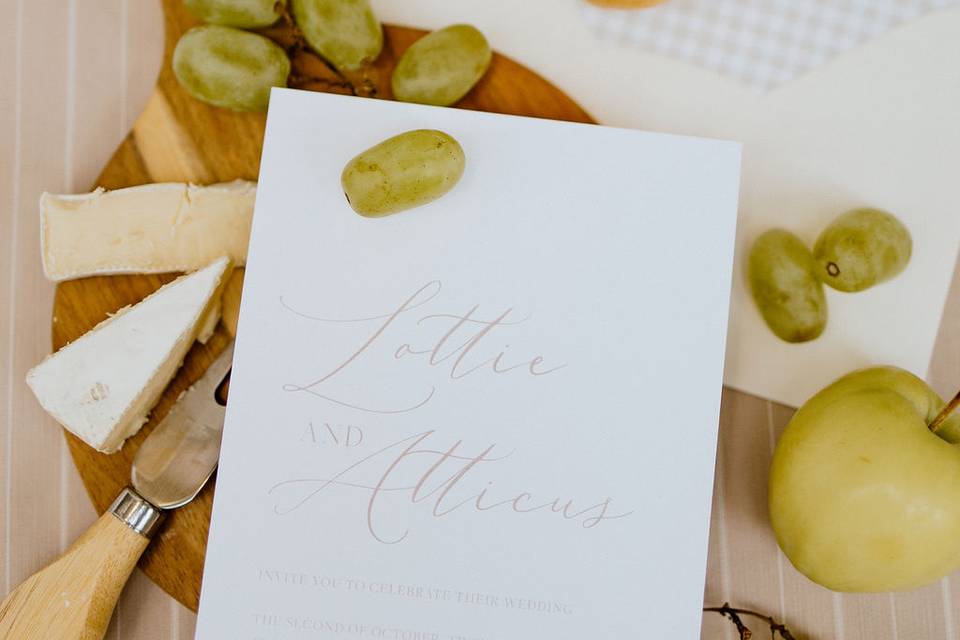 Wedding invitation