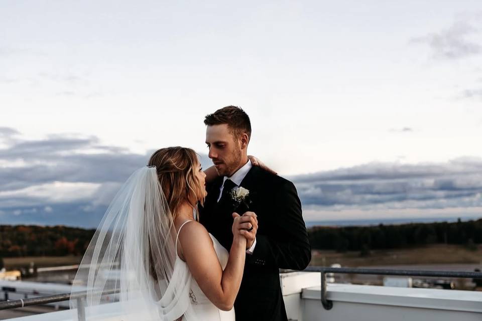 Rooftop Couple Photos