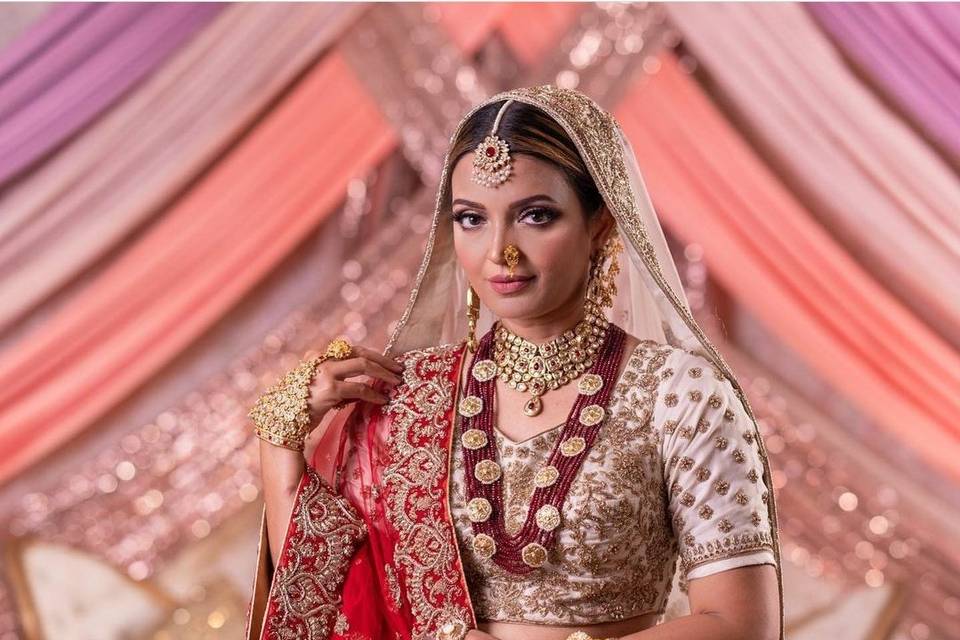 Bride in Grand Ballroom