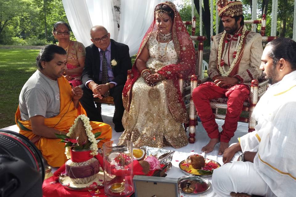 Outdoor Forest Ceremony